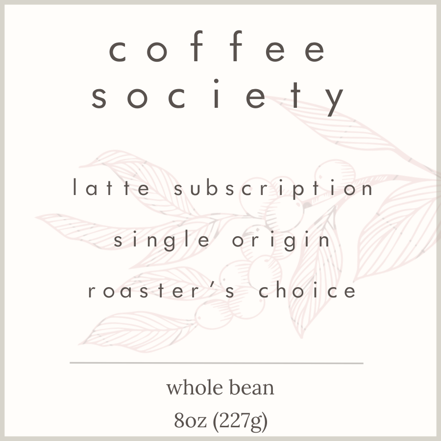 LATTE - COFFEE SUBSCRIPTION