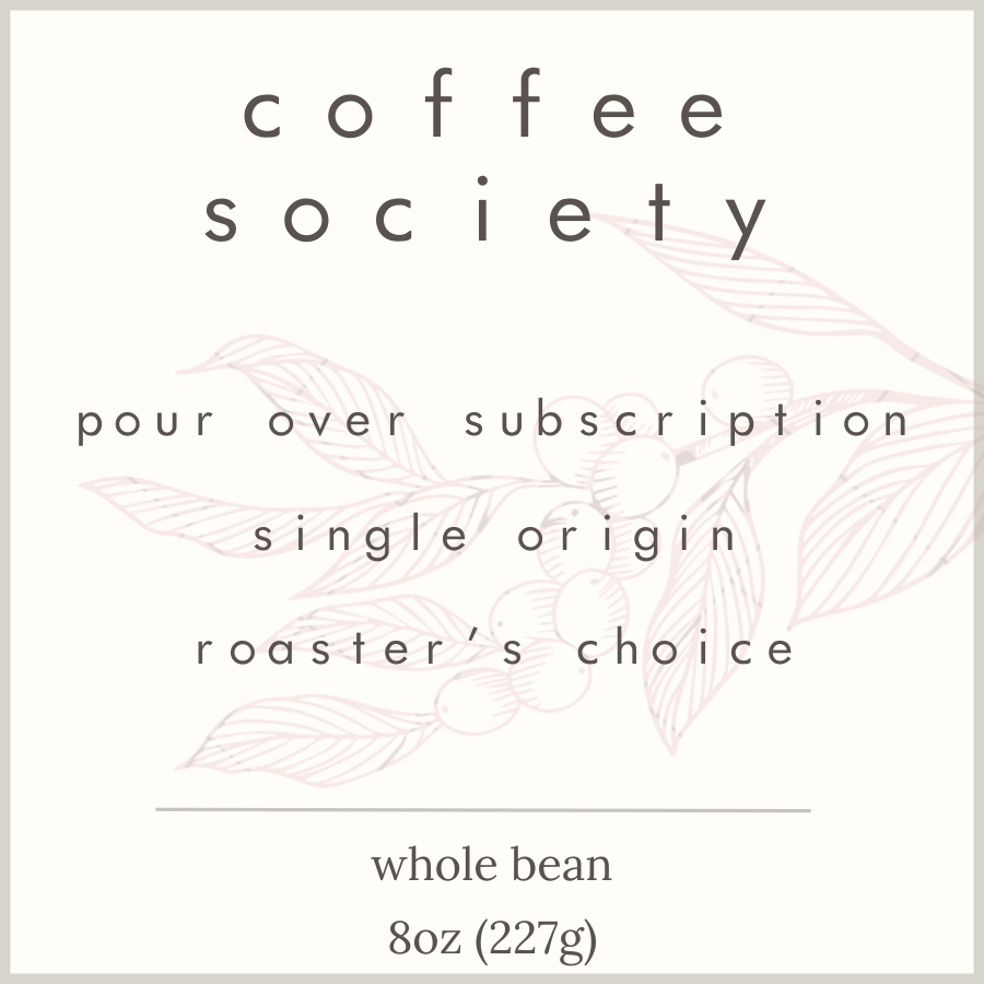POUR OVER / DRIP - COFFEE SUBSCRIPTION
