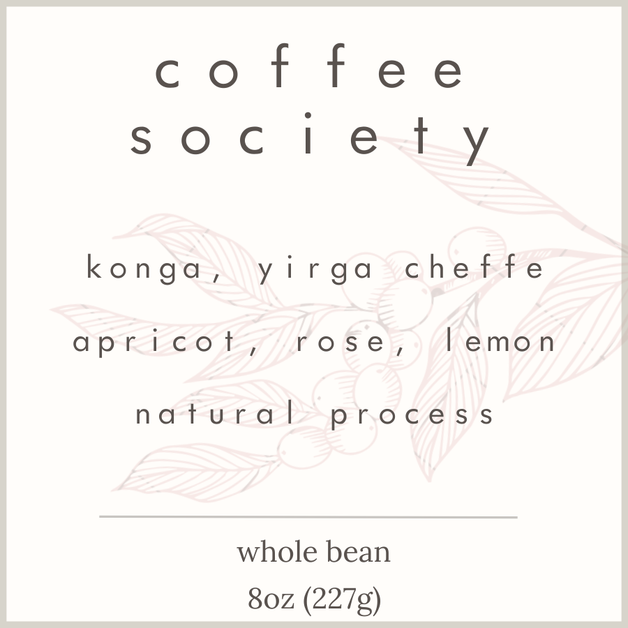 KONGA, YIRGACHEFFE - DRY PROCESS (NATURAL)